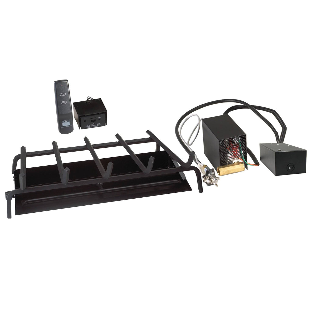 Vented Gas Fireplace Burner 36x22 Propane Standing Pilot O822