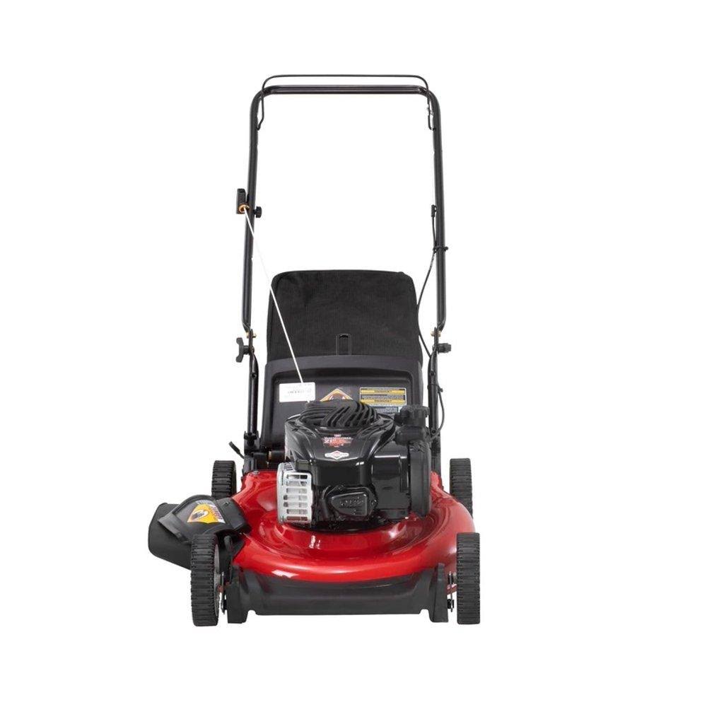 21x22 3-in-1 Gas Push Mower with Rear Bag, Mulching, Side-Discharge C253