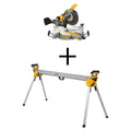 DeWalt 15 Amp Corded 12 in. Double-Bevel Sliding Compound Miter Saw with Heavy-Duty Miter Saw Stand