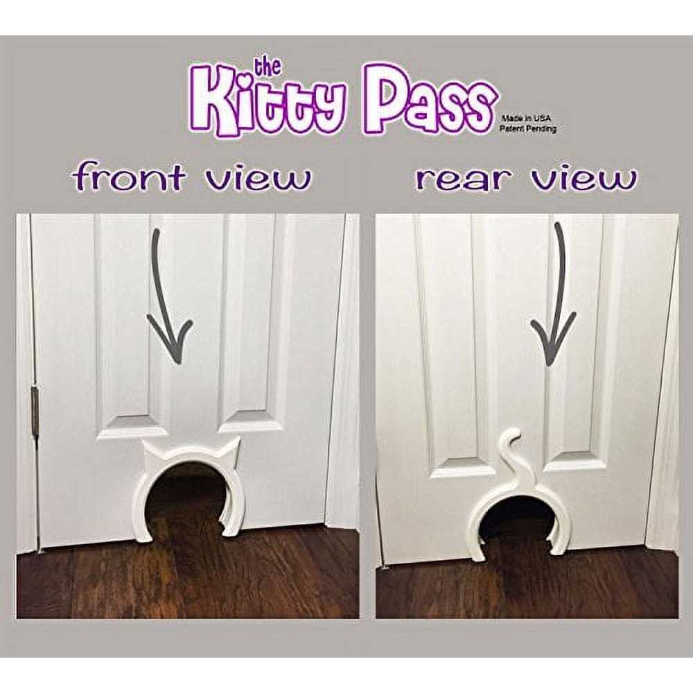 Interior Cat Door Hidden Litter Box Pet Door for Cats up to 21 lbs O3553
