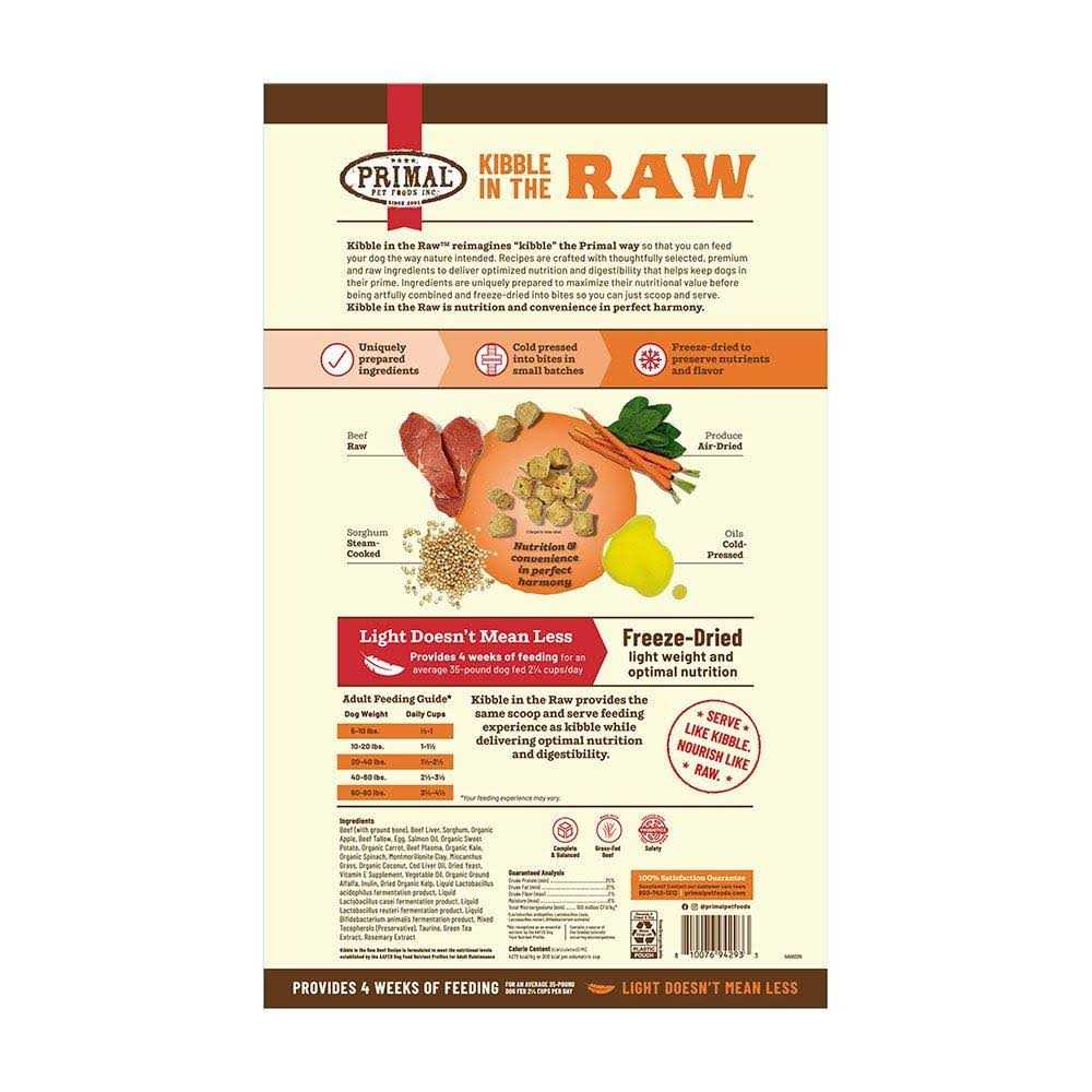 Raw Beef Dog Food Kibble N41846