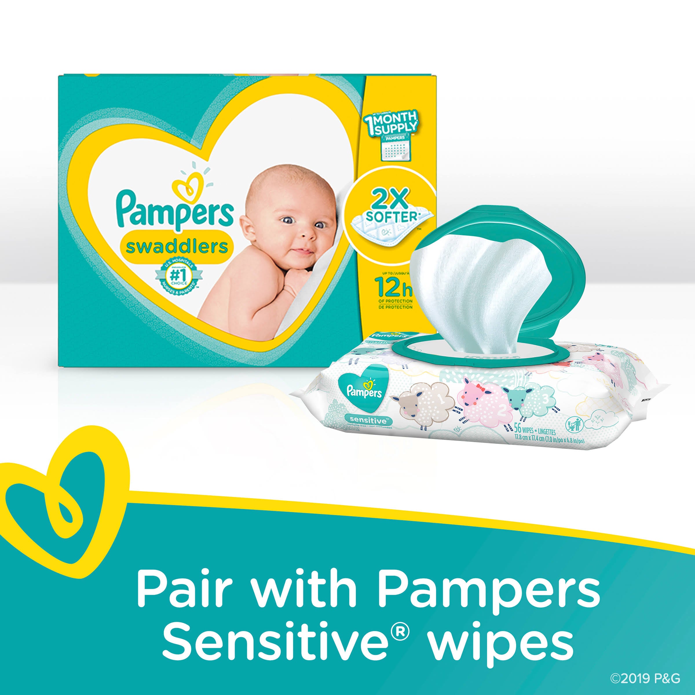 Disposable Diapers, Size 6 - 108 count A723