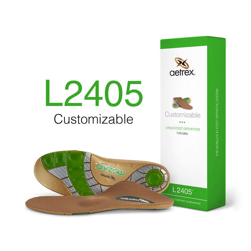 Men's Customizable Orthotics with Metatarsal Support H918