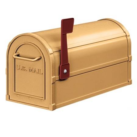 Antique Rural Mailbox Bronze K764