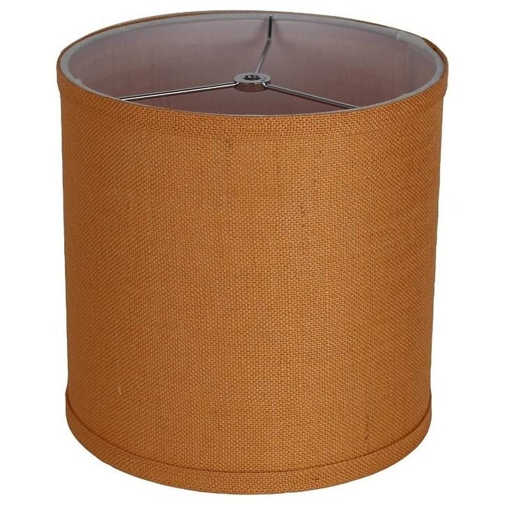Navy Blue 16x22 Burlap Drum Lamp Shade R889621