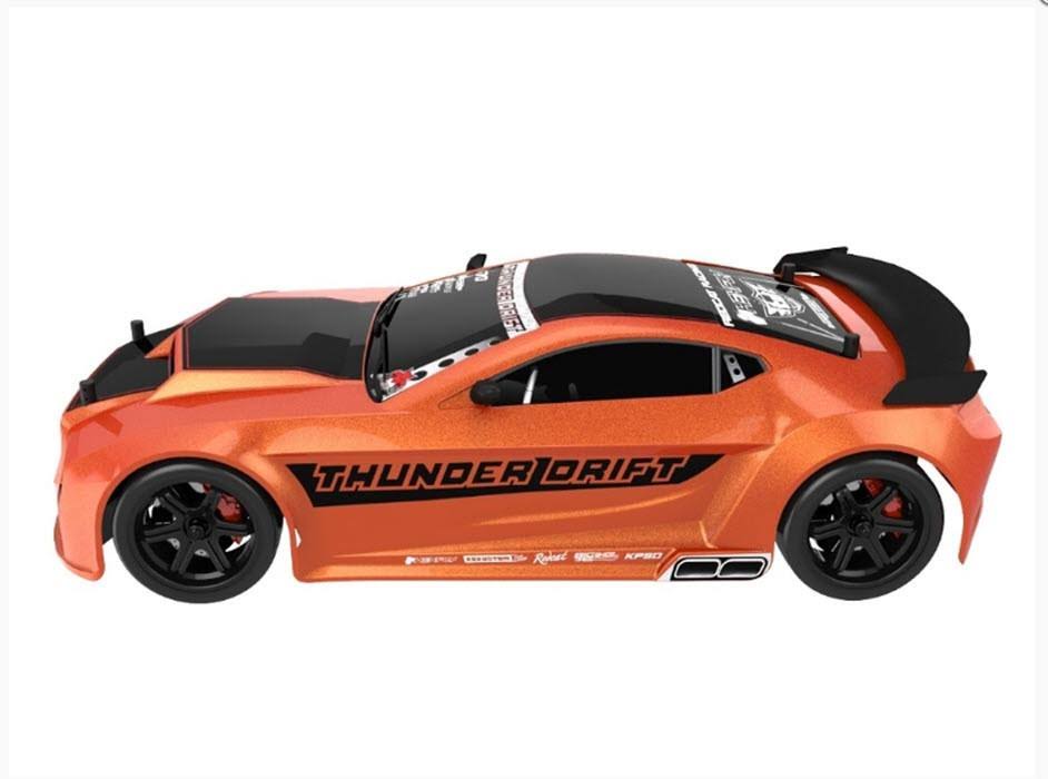 1/10 Scale Belt Drive Electric Drift Car Orange S92722