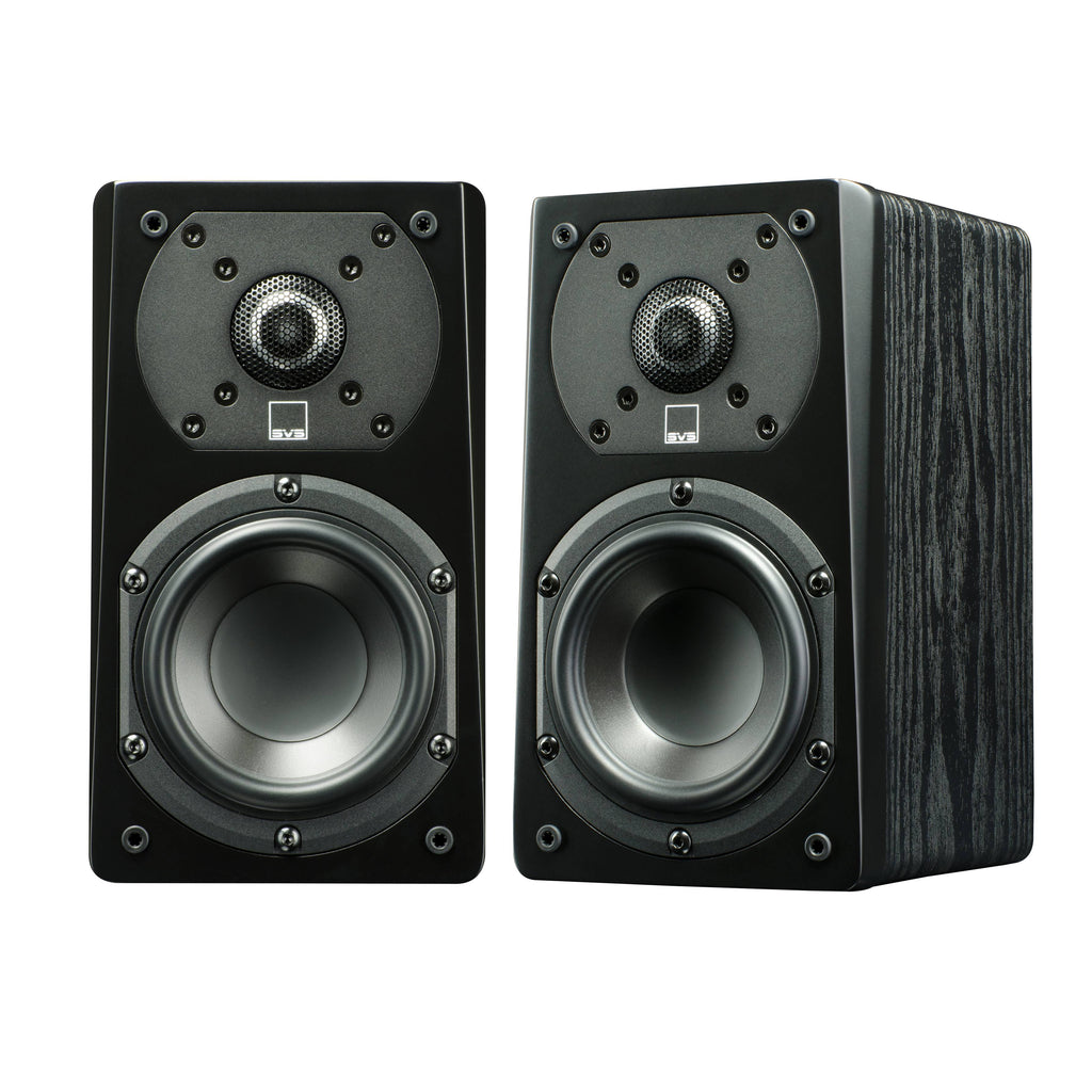 SVS Prime Satellite 2-way Speakers - Pair - Premium Black Ash