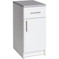 Prepac Elite 16 inch Base Cabinet, Size: Dimensions: 16W x 36H x 24d, White WEB-1664