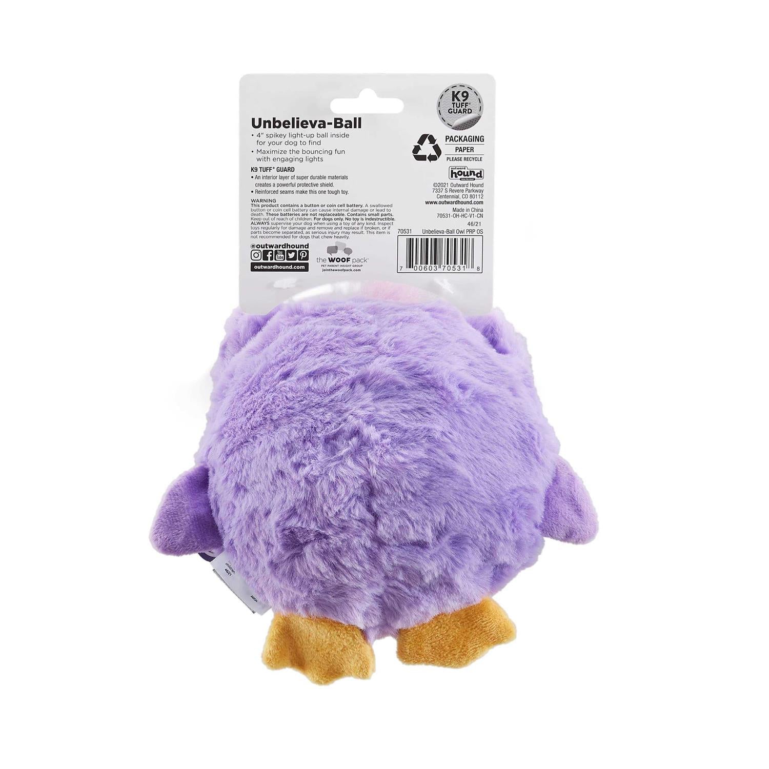 Interactive Plush Toy with Light Up Dog Ball M9859