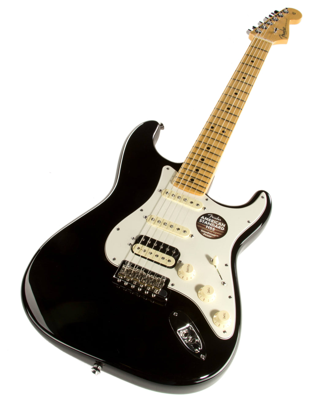 American Standard Stratocaster HSS Maple Black O236380