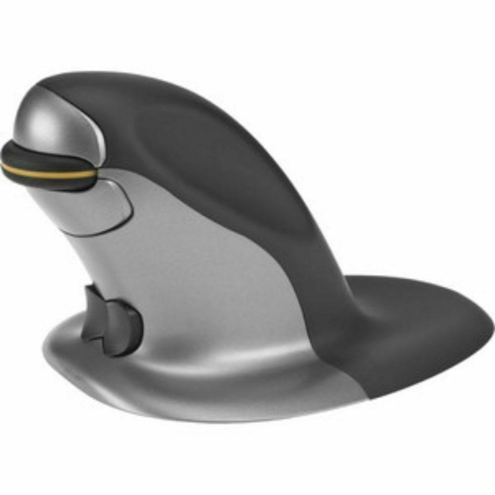 Posturite Penguin Ambidextrous Vertical Mouse, Large Wireless