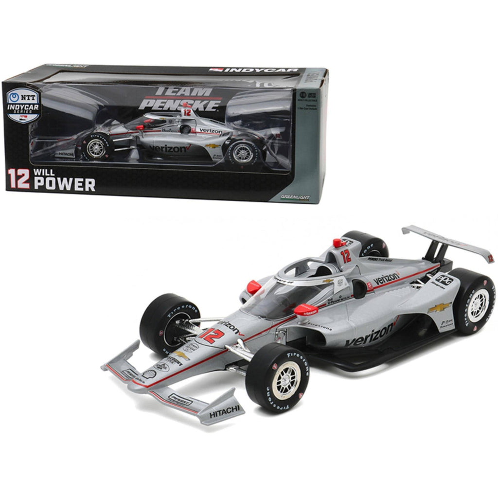 Dallara IndyCar #12 Will Power Verizon Team Penske NTT IndyCar Series (2020) 1/18 Diecast Model Car by Greenlight