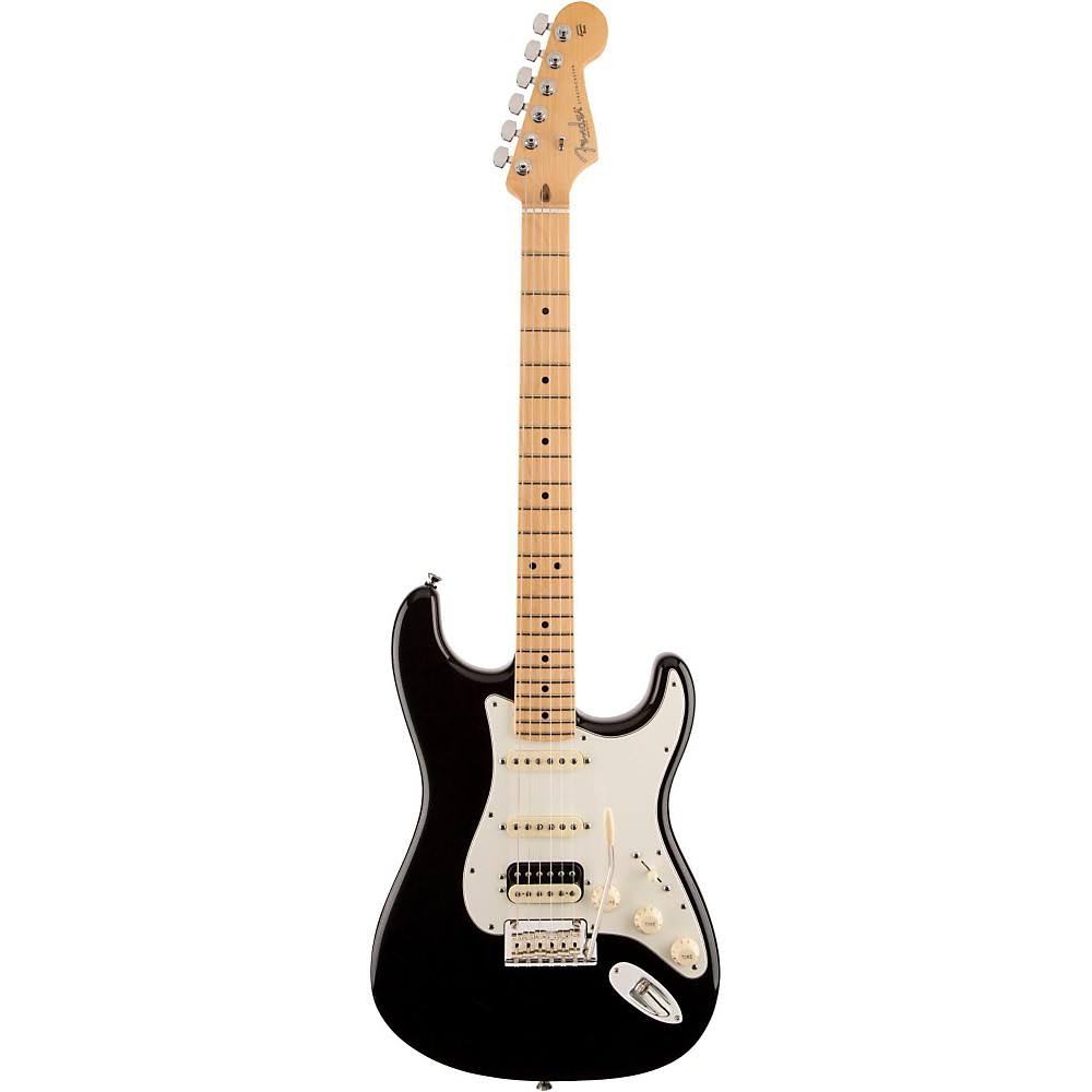 American Standard Stratocaster HSS Maple Black O236380