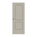 JELD-WEN 24 in. x 80 in. Continental Desert Sand Painted Right-Hand Smooth Molded Composite MDF Single Prehung Interior Door