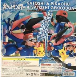 Pokemon Ash, Pikachu & Ash-Greninja Figure Y2184