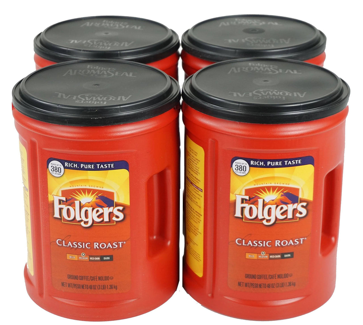Folgers Coffee, Classic(Medium) Roast, 48 Ounce x 4
