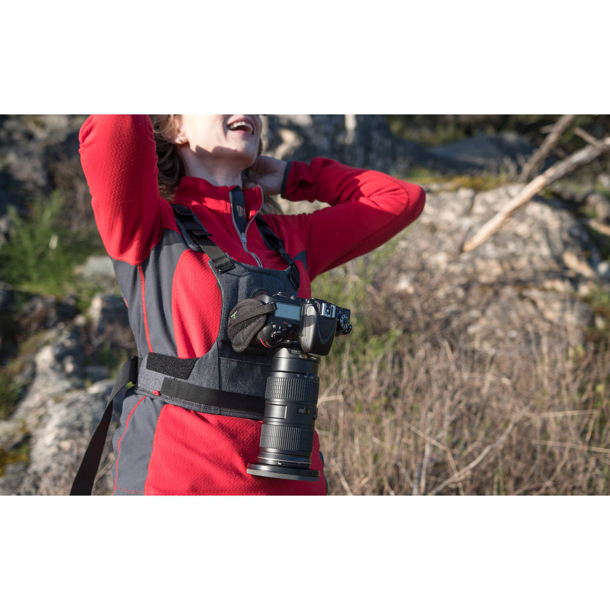 Camera Harness System for One Camera - Grey L36233