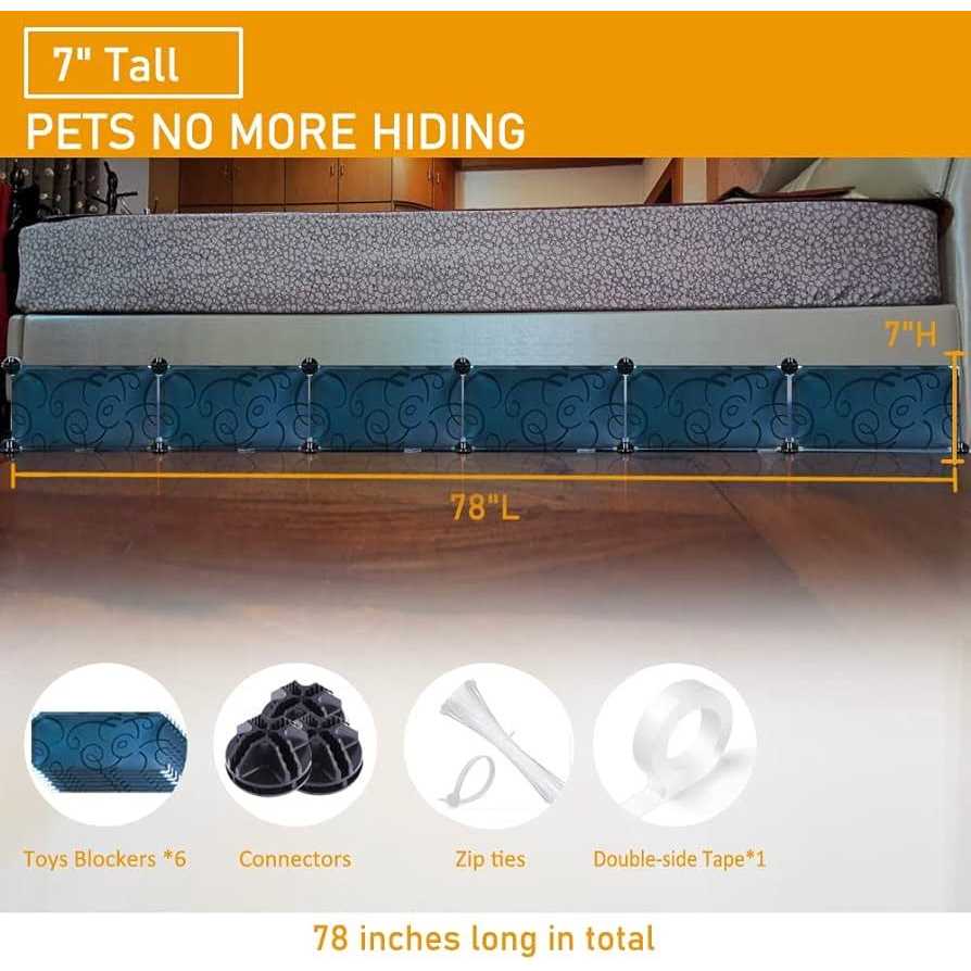 Under Bed Blocker Gap Bumper for Bed or Sofa Couch M223