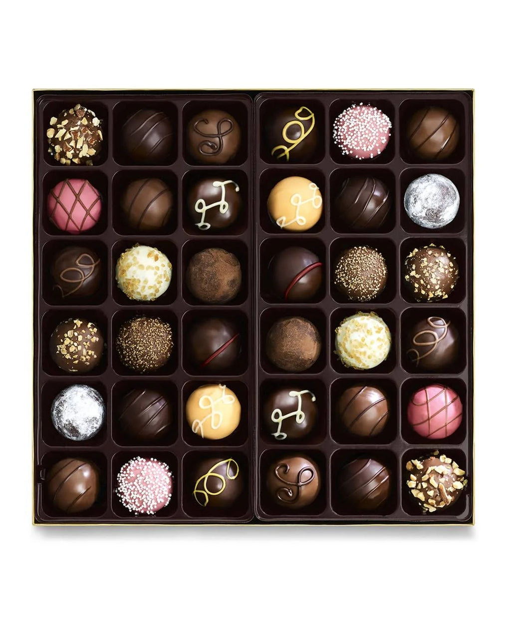Assorted Chocolate Truffles Gift Box, 36 Pieces R16408