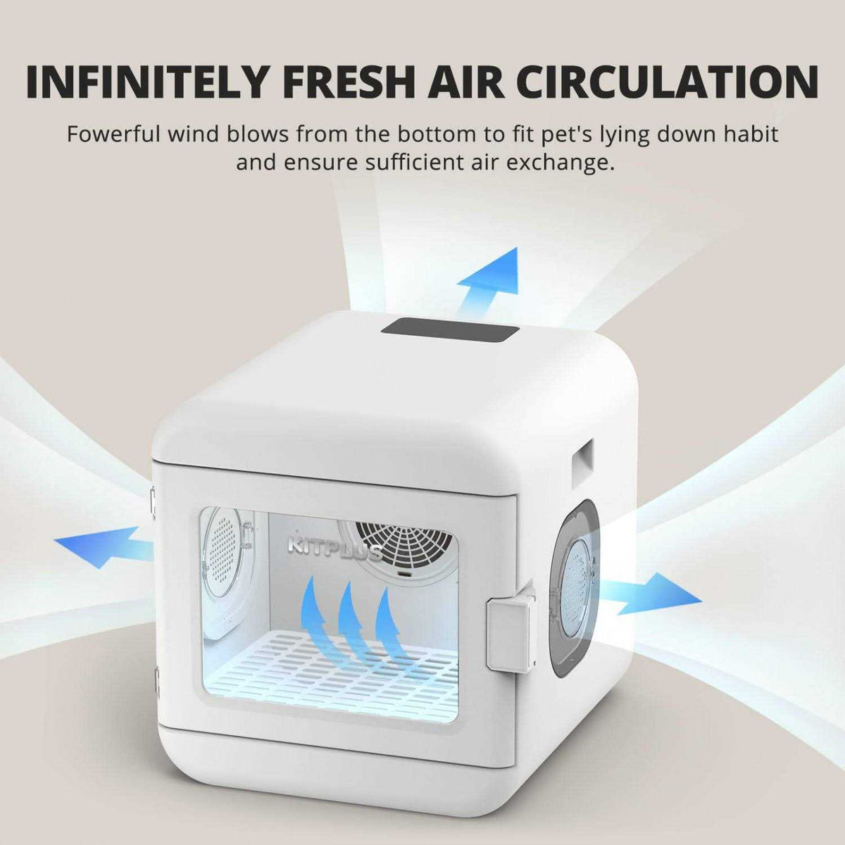 Pet Hair Dryer Box, Ultra Quiet for Cats and Small Dogs O801