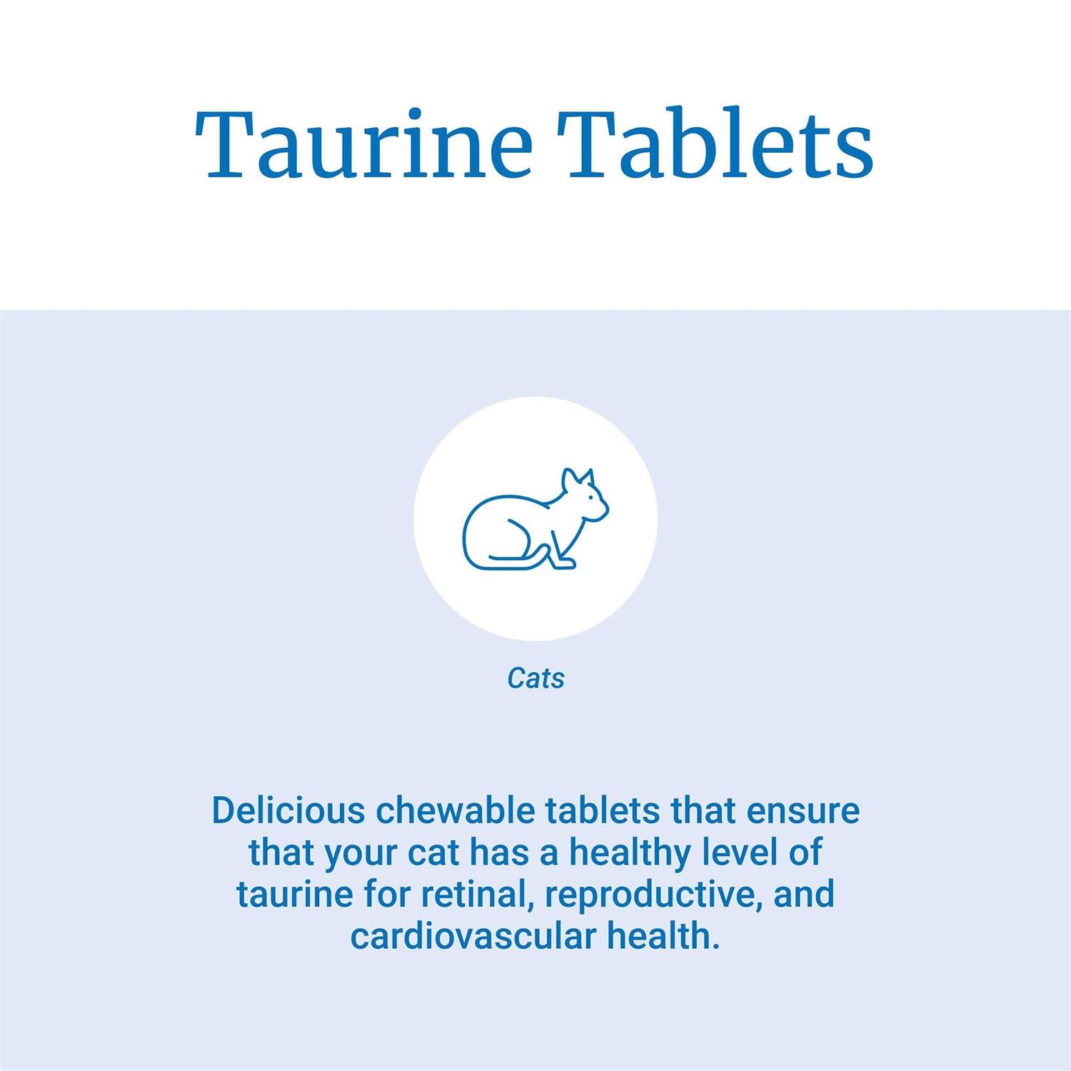 Taurine 100 Chewable Tablets for Pets D725647