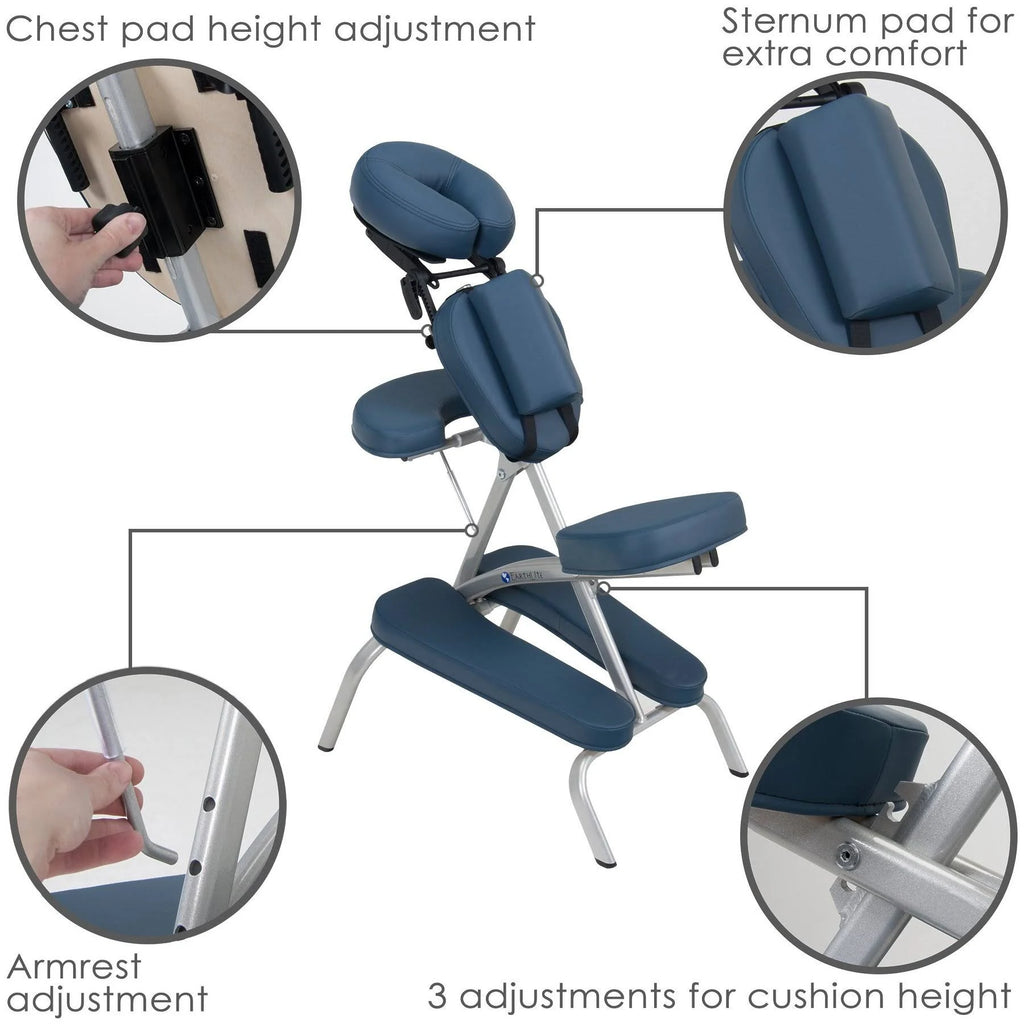 Portable Massage Chair with Carry Case, Lightweight I17399