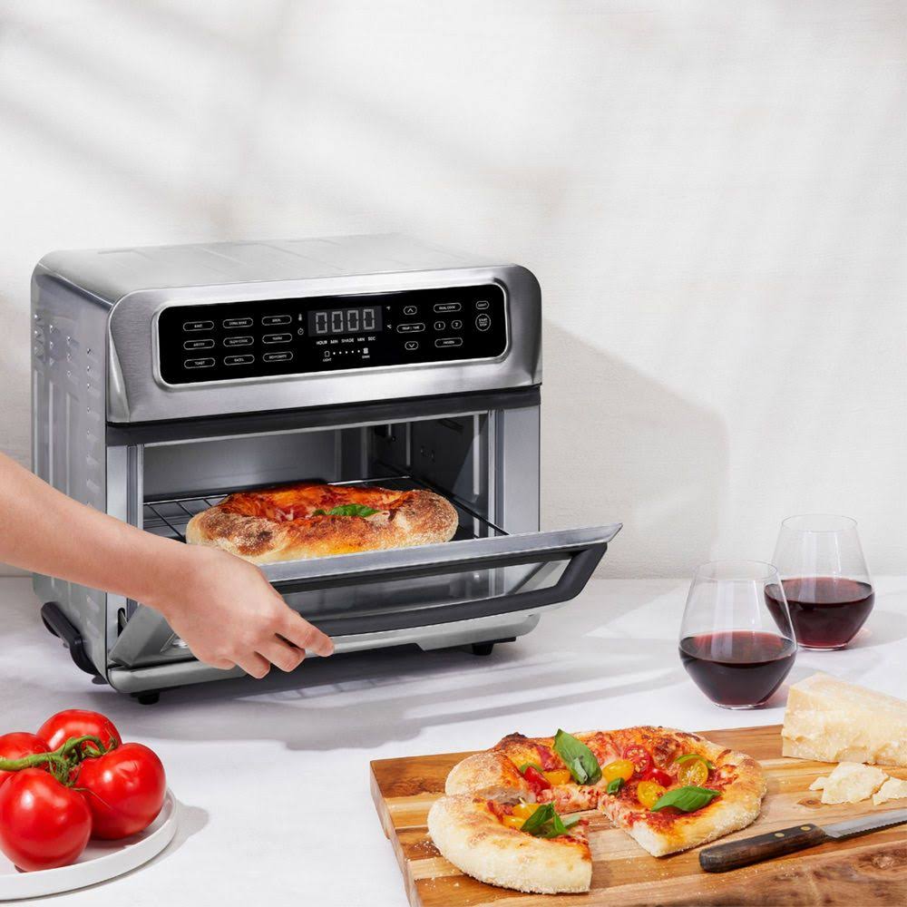 Dual-function Air Fryer + Toaster Oven, Stainless Steel, 20 Liter G918103