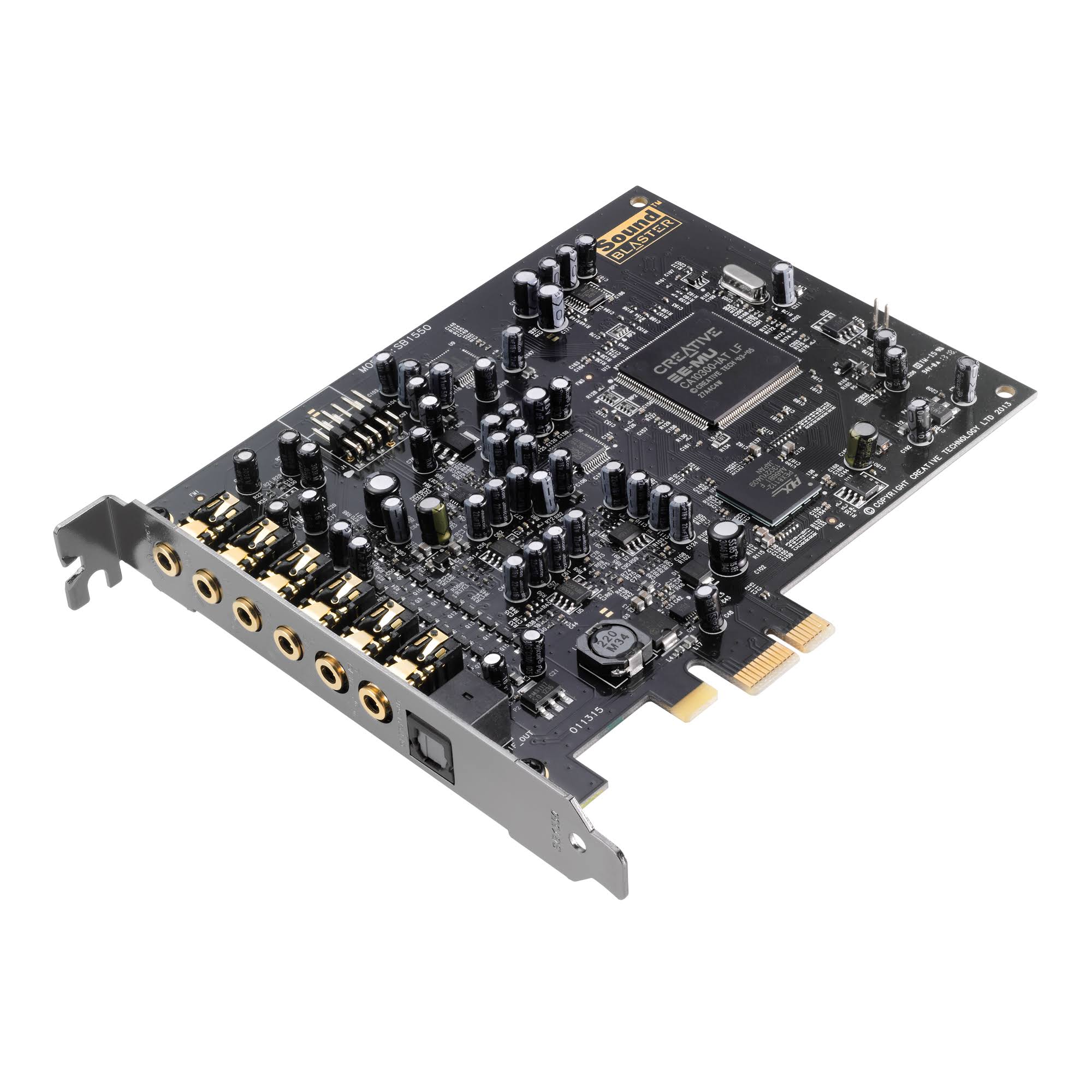 Sound Blaster Audigy RX, PCIe Sound Card For Low Latency Recording