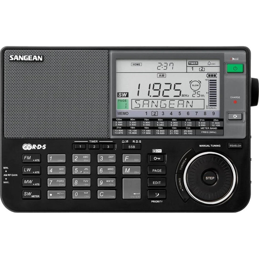 Portable Radio with Antenna - Black W170282