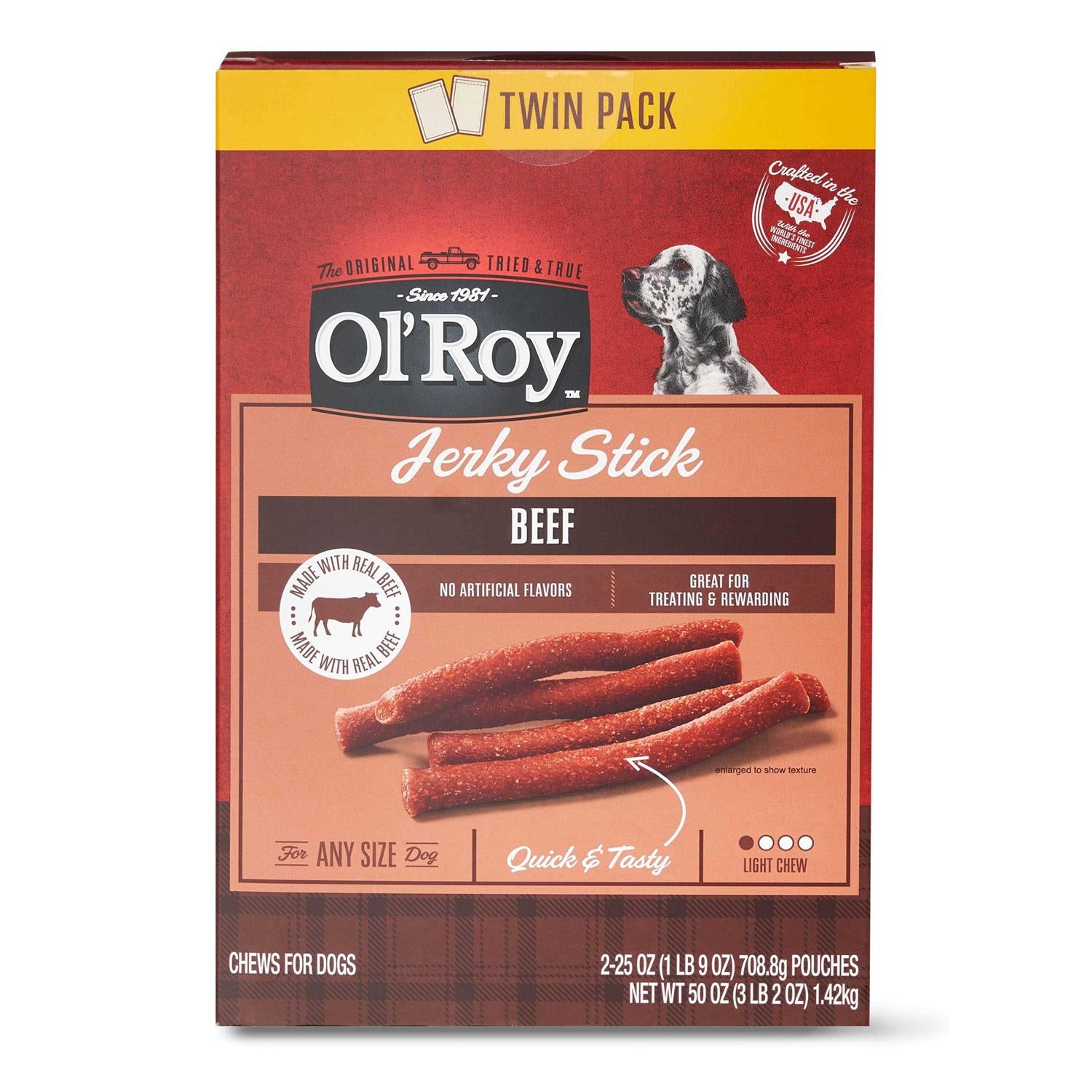 Ol' Roy Jerky Sticks Beef - Pet Supplies online store