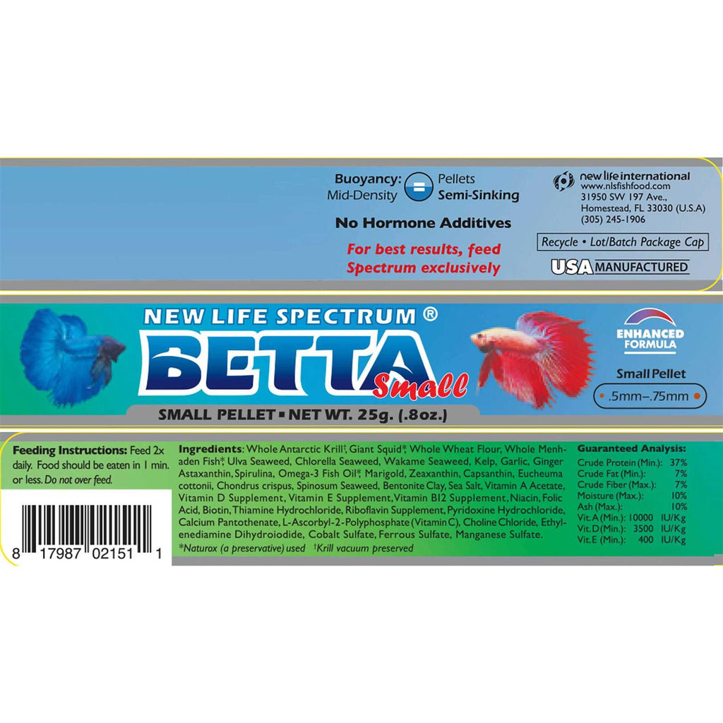 Betta Food Small Floating Pellets T60301
