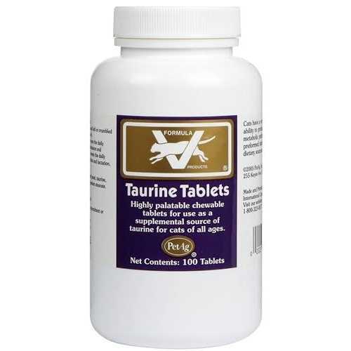 Taurine 100 Chewable Tablets for Pets D725647