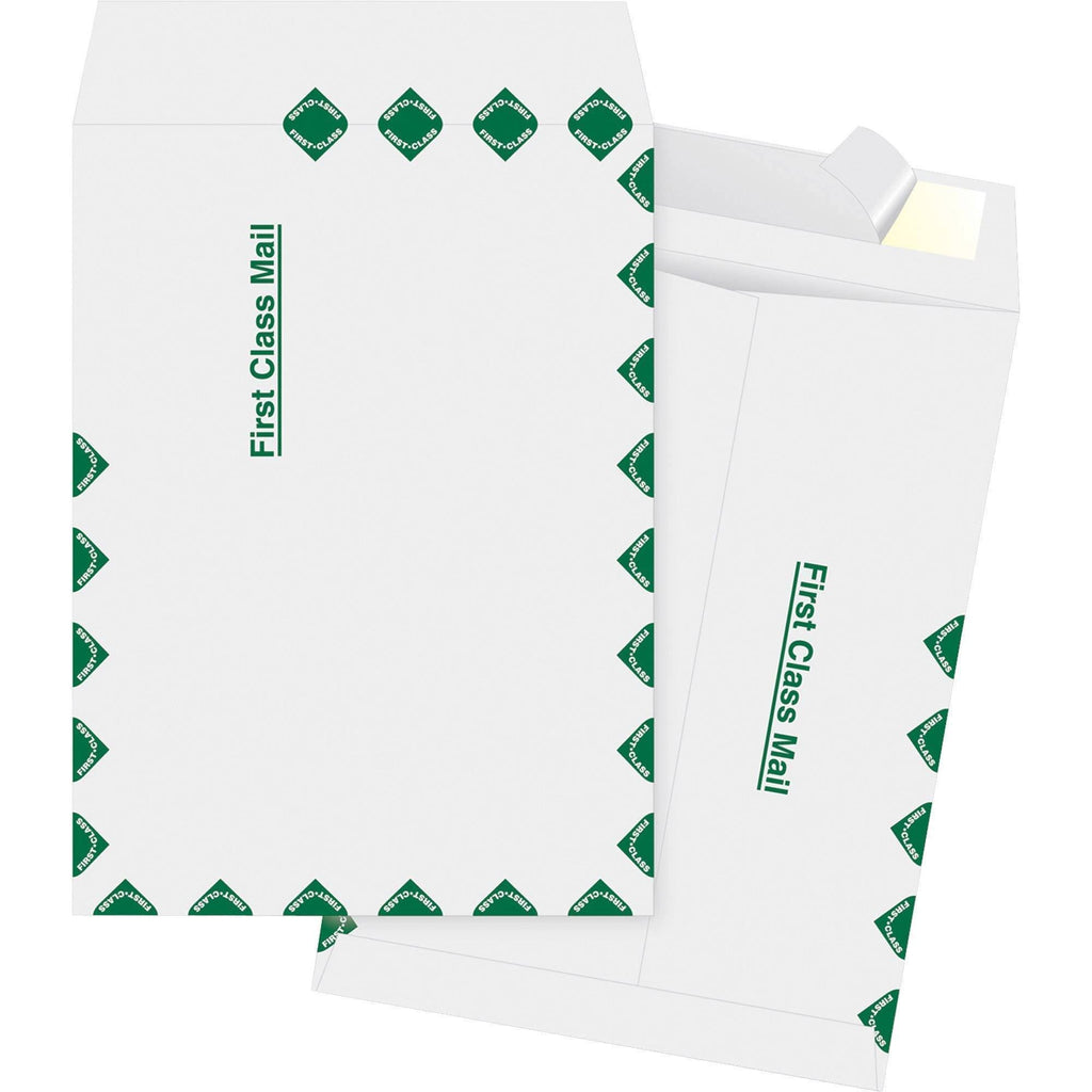 First Class Mail Envelope, White, 9.5x22 x 12.5x22, 100 count O21794