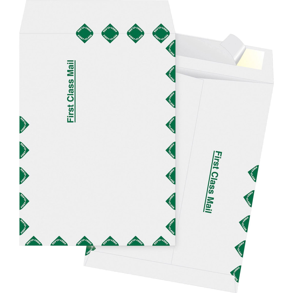 First Class Mail Envelope, White, 9.5x22 x 12.5x22, 100 count O21794