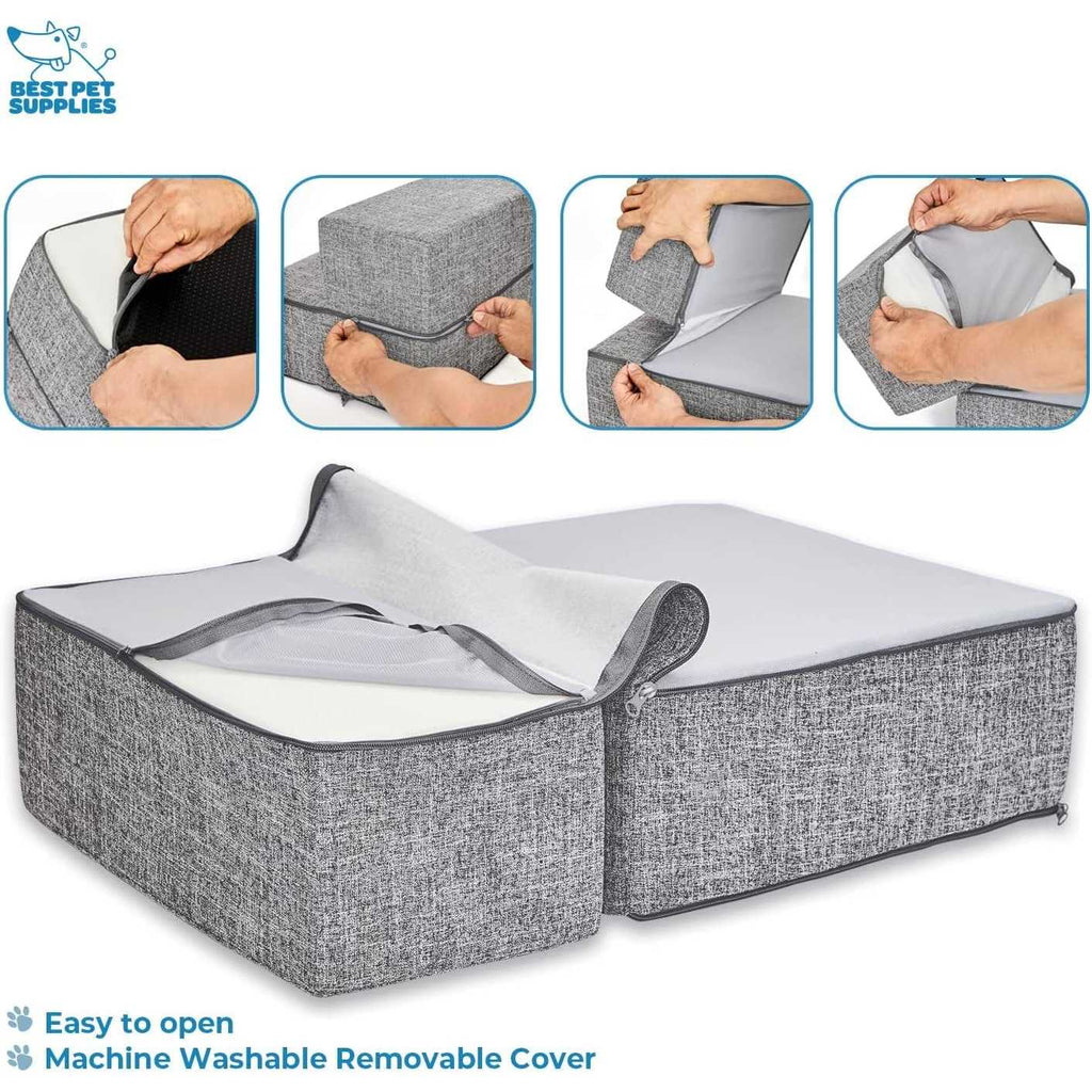 Foldable Pet Steps with CertiPUR-US Certified Foam E2274