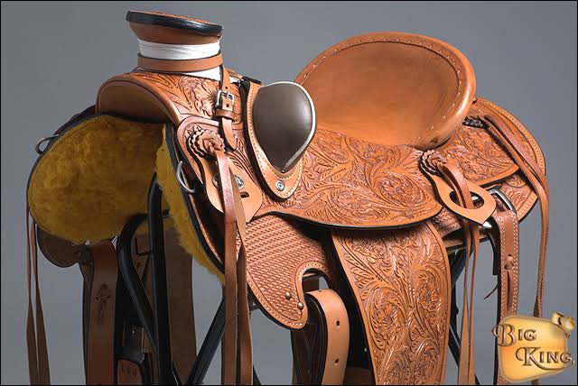 Western Horse Wade Saddle Leather Roping J5207