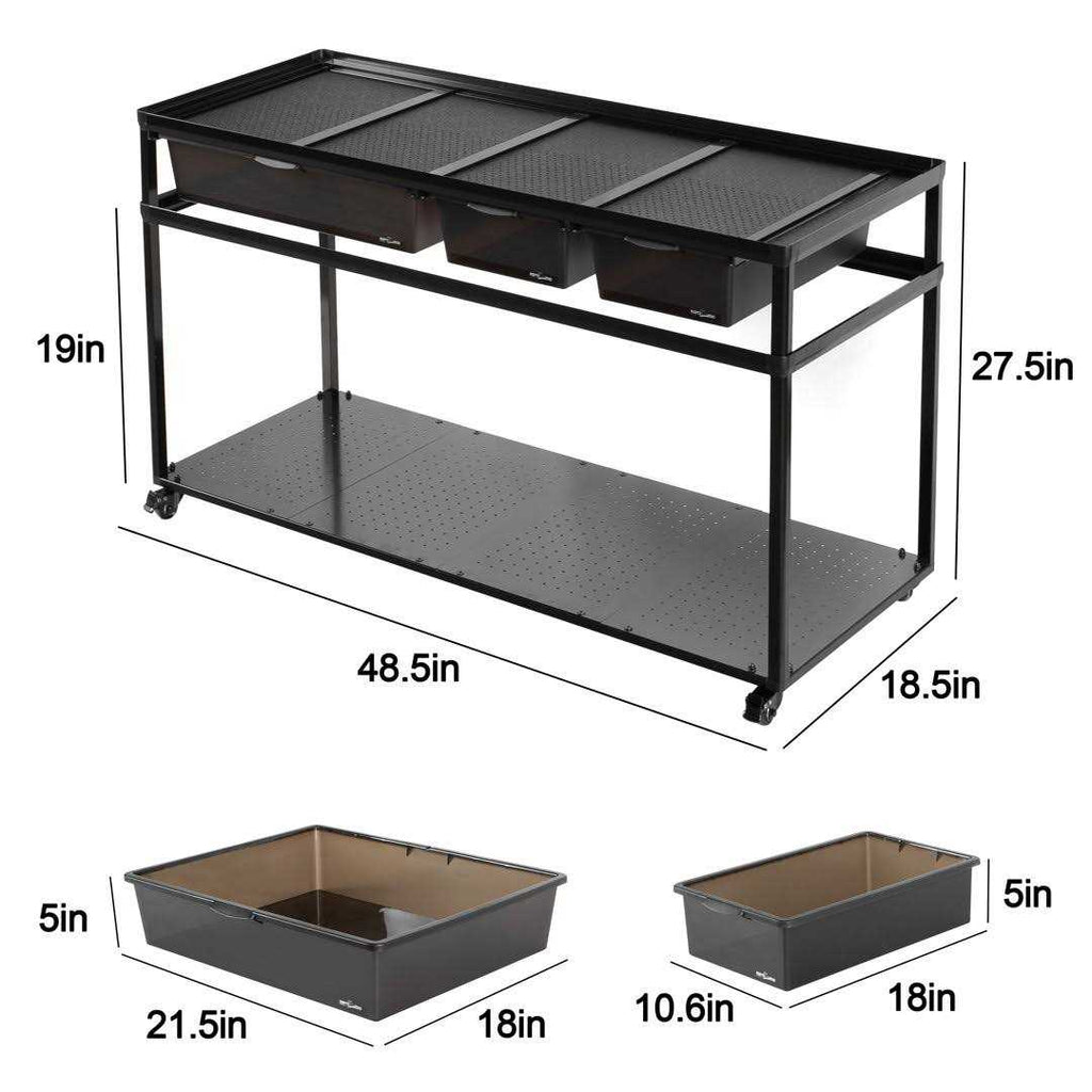 48 inch Terrarium Cabinet with Breeding Boxes R22844