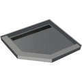 Tile Redi RT48LNeo-PVC Redi Neo 48x22 x 48x22 Neo-Angle Shower Base with - Oil Rubbed Bronze