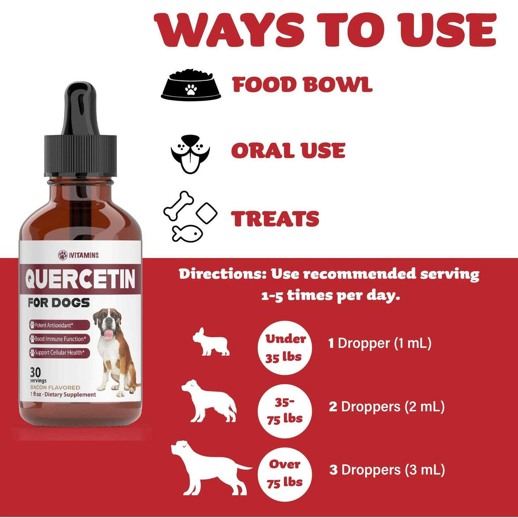 Quercetin for Dogs Allergy Relief Supplement X81158