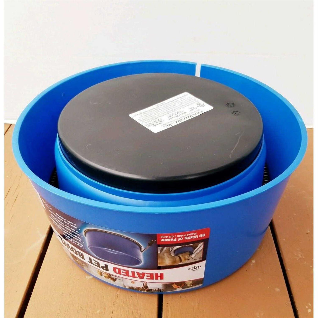 Heated Plastic Pet Bowl 6 Qt. L650