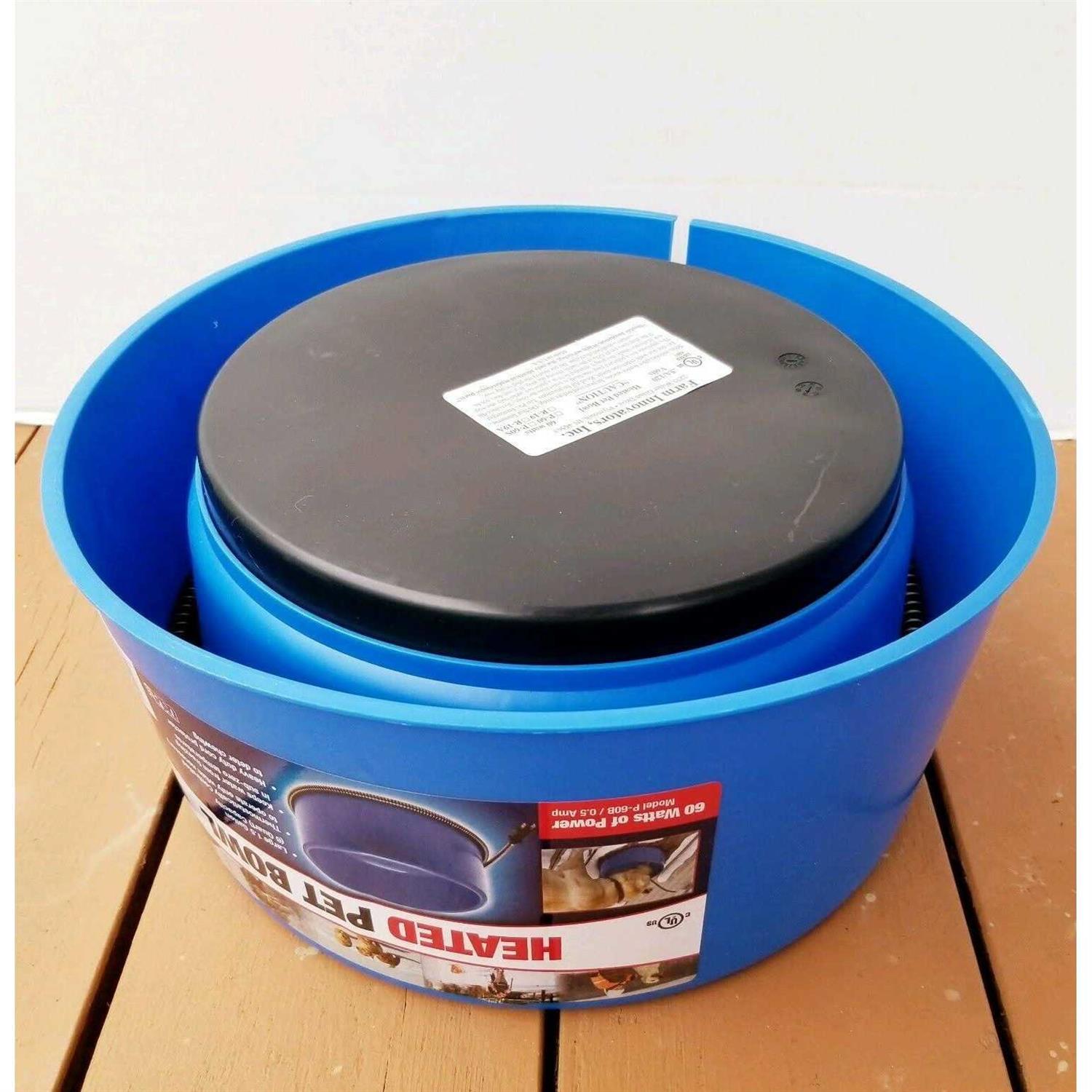 Heated Plastic Pet Bowl 6 Qt. L650