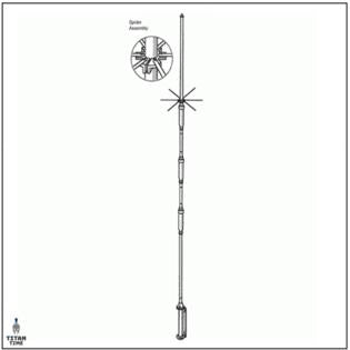 Hustler 4BTV 4-Band HF Vertical Amateur Ham Radio Base Antenna 1,500 Watt