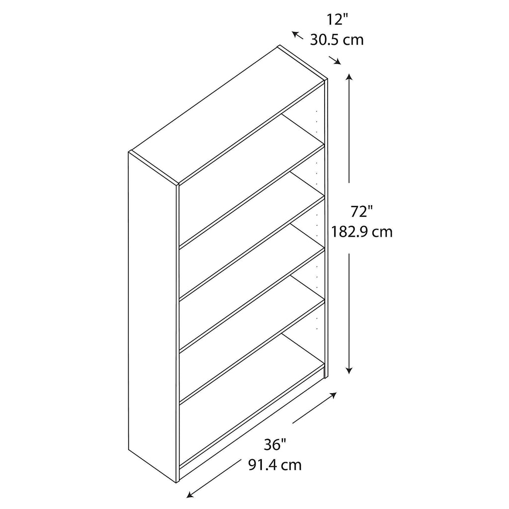 5 Shelf Bookcase Set of 2 R376