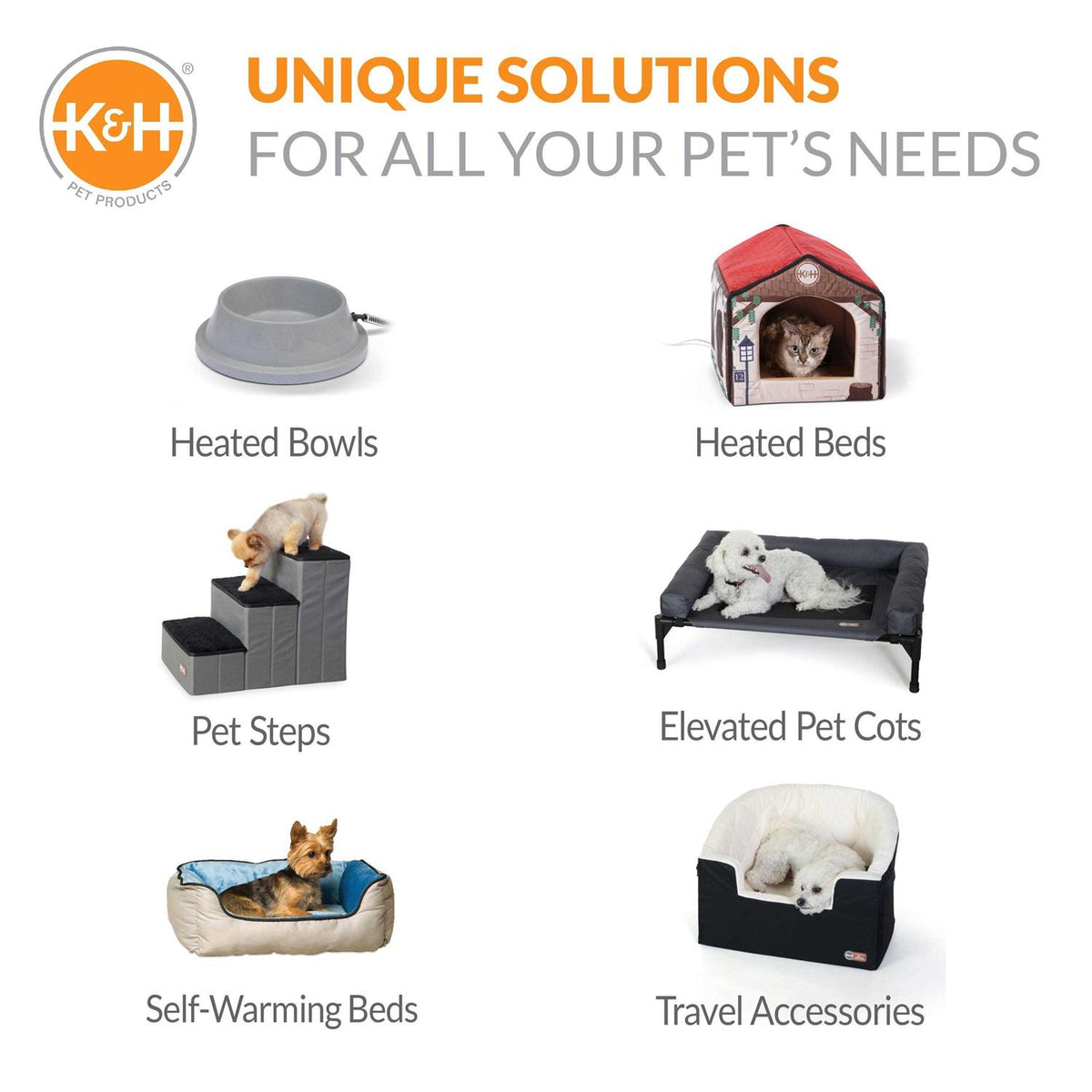 Heated Pet Bed for Cats and Dogs Z639