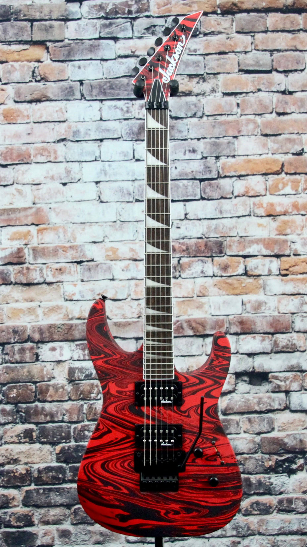 Soloist Swirl Electric Guitar, Satin Red Swirl G680