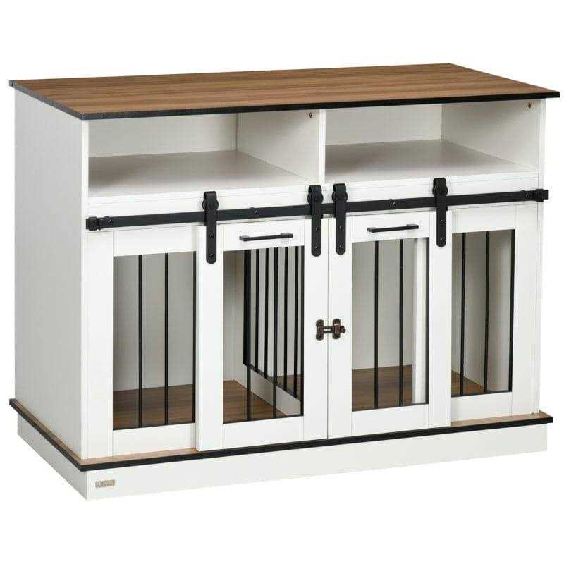Dog Crate Furniture for Large Dogs with Shelves U9904