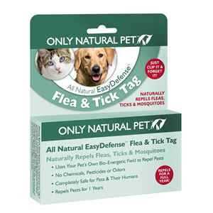 Only Natural Pet Easy Defense Flea &amp; Tick Tag for Dogs &amp; Cats - Pet Supplies online store