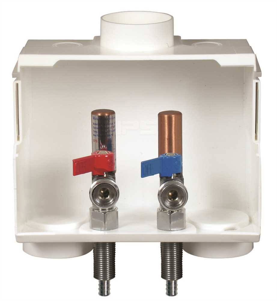 IPS Washer Box PEX Valves and Hammer Arrestor