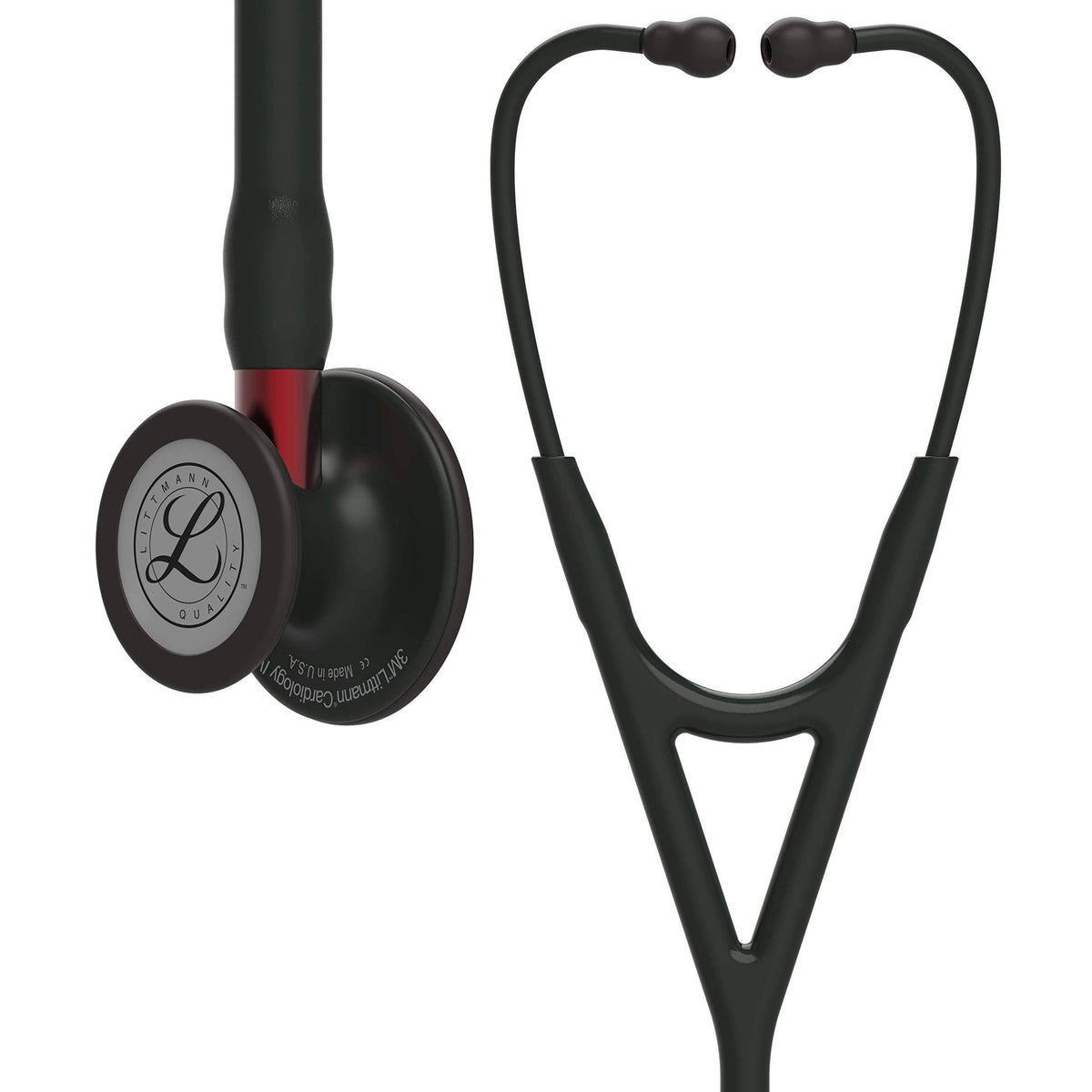 Stethoscope - Black / Black / Red Q820