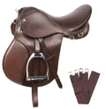 New Brown All Purpose AP English Riding Saddle 15 18 15 - SaddleOnline